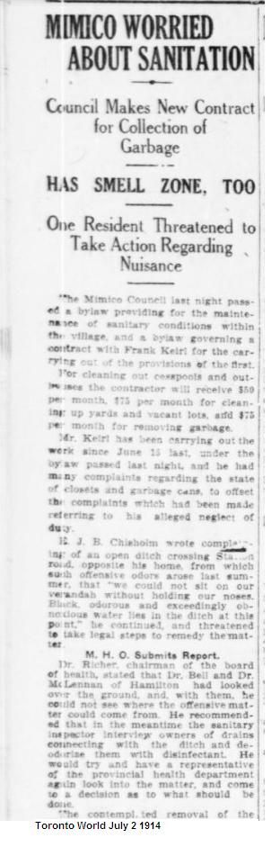 1914 newspaper complaint